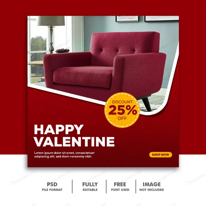 valentine banner social media banner instagram fu crc83071683 size1.14mb - title:پست اینستاگرام فروش محصول با تخفیف - اورچین فایل - format:PSD - فتوشاپ - sku:crc83071683 - keywords:پست اینستاگرام فروش محصول با تخفیف p_id:103955