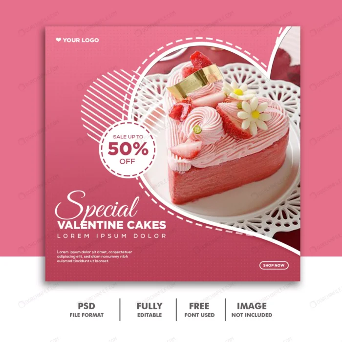 valentine banner social media post instagram food crcec1c4b4c size1.82mb - title:تمپلیت پست اینستاگرام فروش ویژه ولنتاین - اورچین فایل - format:PSD - فتوشاپ - sku:crcec1c4b4c - keywords:تمپلیت پست اینستاگرام فروش ویژه ولنتاین p_id:103959
