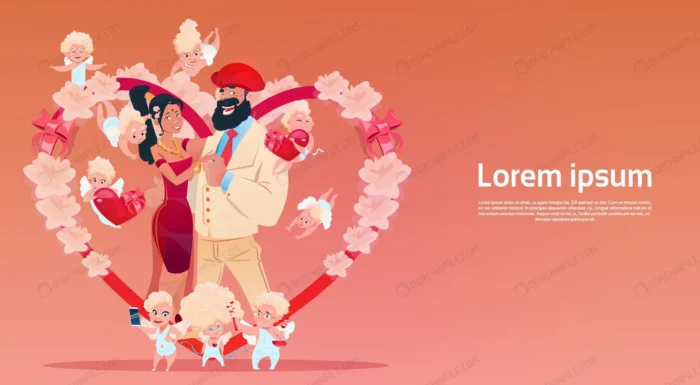 valentine day gift card crcd8b99259 size5.04mb - title:وکتور روز ولنتاین با زوج هندی - اورچین فایل - format:EPS - وکتور - sku:crcd8b99259 - keywords: p_id:105753