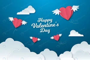 valentine s day background paper style 2 - title:Home - اورچین فایل - format: - sku: - keywords: p_id:18