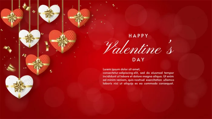 valentine s day background with illustration gift crcef91b06b size6.15mb - title:وکتور جعبه قلبی شکل آویزان - اورچین فایل - format:EPS - وکتور - sku:crcef91b06b - keywords: p_id:100407