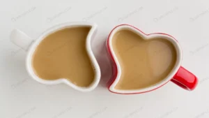 valentine s day concept with heart shaped mugs crc816a2230 size0.51mb 4991x2807 - title:Home - اورچین فایل - format: - sku: - keywords: p_id:18