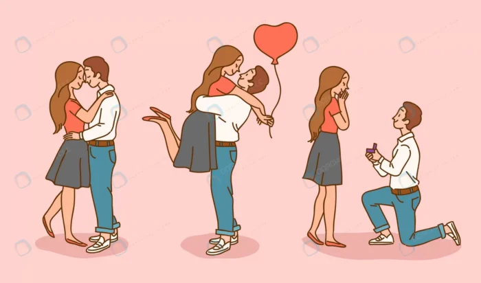 valentine s day couple illustrations collection crc50fb2186 size912.62kb - title:دانلود طرح ولنتاین با کاراکتر - اورچین فایل - format:EPS - وکتور - sku:crc50fb2186 - keywords: p_id:33006