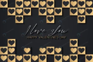 valentine s day pattern background with gold blac crc2fc3d18c size1.26mb - title:Home - اورچین فایل - format: - sku: - keywords: p_id:18