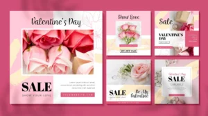 valentine s day sale instagram post set crc8e4a8def size2.97mb - title:Home - اورچین فایل - format: - sku: - keywords: p_id:18