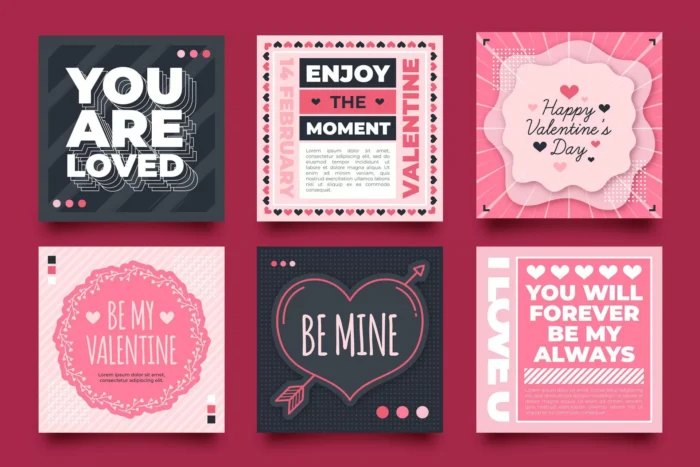 valentine s day social media post pack crc9ada3b0e size7.19mb - title:وکتور طرح متن عاشقانه برای ولنتاین - اورچین فایل - format:EPS - وکتور - sku:crc9ada3b0e - keywords: p_id:34465
