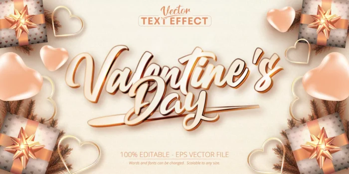 valentine s day text rose gold color style editab crc42c6d267 size14.5mb - title:دانلود وکتور لاکچری تبریک روز ولنتاین - اورچین فایل - format:EPS - وکتور - sku:crc42c6d267 - keywords: p_id:34483