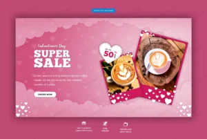 valentine s sale banner template crc94177fce size5.06mb - title:Home - اورچین فایل - format: - sku: - keywords: p_id:18