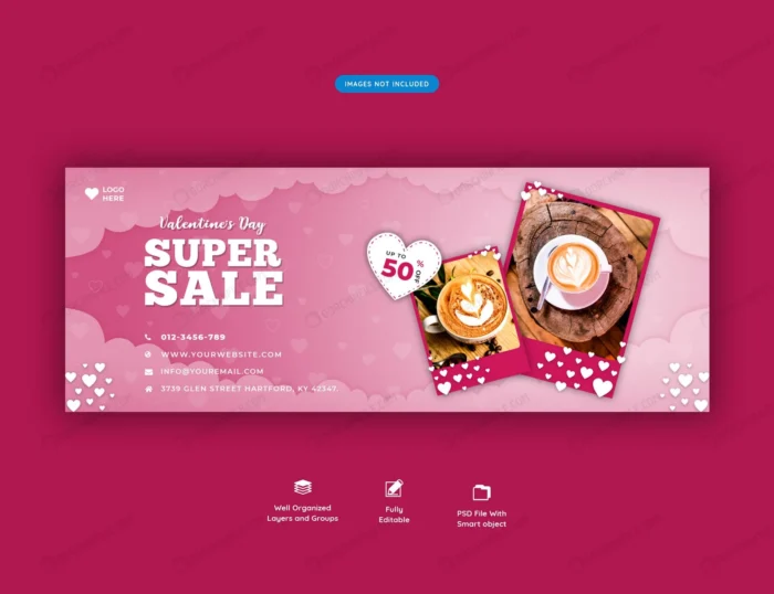 valentine s sale facebook cover banner crc695ef03f size3.88mb - title:قالب بنر فروش محصول - اورچین فایل - format:PSD - فتوشاپ - sku:crc695ef03f - keywords: p_id:106013