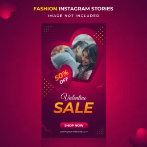 valentine sale instagram stories template crc3260996d size1.22mb - title:Home - اورچین فایل - format: - sku: - keywords: p_id:18