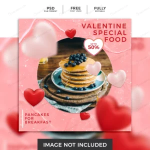 valentine sood modern instagram posts template br crcaa07630f size28.80mb - title:Home - اورچین فایل - format: - sku: - keywords: p_id:18