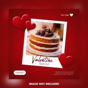 valentine special cake instagram post template crce49d59ae size8.35mb - title:Home - اورچین فایل - format: - sku: - keywords: p_id:18