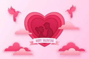 valentines day background paper style 1 - title:Home - اورچین فایل - format: - sku: - keywords: p_id:18