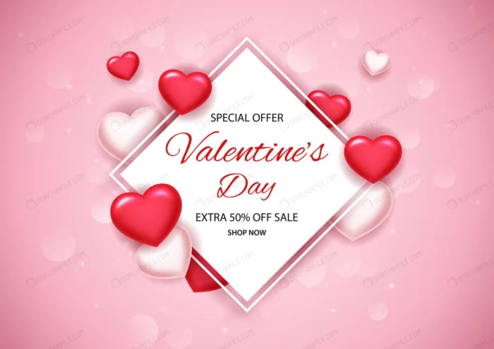 valentines day sale background with balloons hear crc7ff36fb7 size3.10mb - title:وکتور فروش با تخفیف ویژه ولنتاین - اورچین فایل - format:EPS - وکتور - sku:crc7ff36fb7 - keywords: p_id:100591