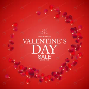 valentines day sale discount card with rose petal crc8e903ac0 size6.74mb - title:Home - اورچین فایل - format: - sku: - keywords: p_id:18