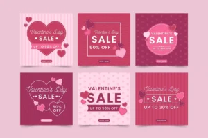 valentines day sale instagram post collection 2 - title:Home - اورچین فایل - format: - sku: - keywords: p_id:18