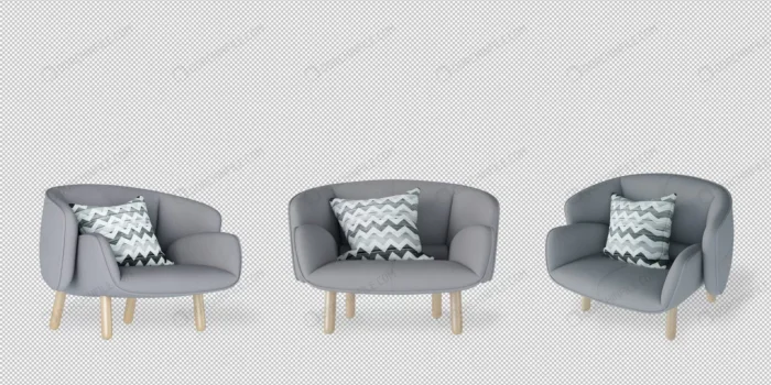 various angles armchair 3d rendering crcfbc850d8 size14.35mb - title:تصویر مبل تک نفره بدون پس زمینه - اورچین فایل - format:PSD - فتوشاپ - sku:crcfbc850d8 - keywords: p_id:98235