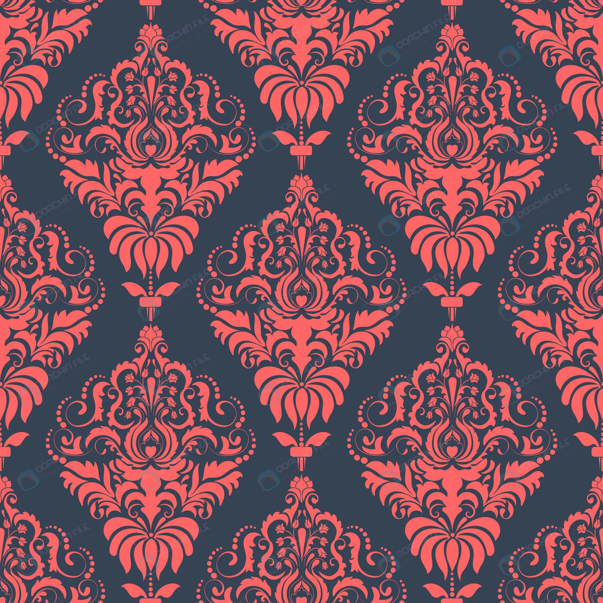 vector damask seamless pattern background classic crc719787a3 size9.57mb 1 - title:Home Main - اورچین فایل - format: - sku: - keywords: p_id:18