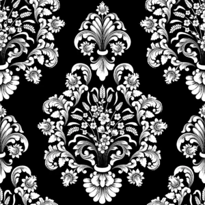 vector damask seamless pattern element classical c 1 - title:Home - اورچین فایل - format: - sku: - keywords: p_id:18