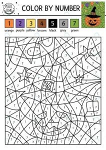 vector halloween color by number activity with cut rnd650 frp18605719 - title:Home - اورچین فایل - format: - sku: - keywords: p_id:18