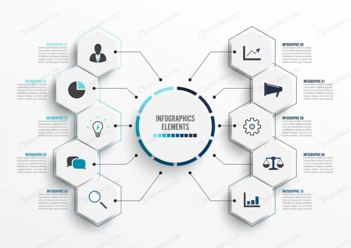 vector infographic template with 3d paper label i crc31ec5720 size5.26mb - title:وکتور اینفوگرافیک مرحله ای - اورچین فایل - format:EPS - وکتور - sku:crc31ec5720 - keywords: p_id:99317