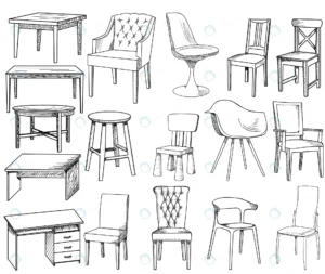 vector isolated sketch chair white background set crce5aff448 size3.89mb - title:Home - اورچین فایل - format: - sku: - keywords: p_id:18