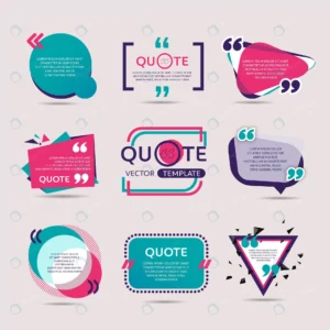 vector set creative quote text template with colo crce88a7fd7 size2.81mb - title:Home - اورچین فایل - format: - sku: - keywords: p_id:18