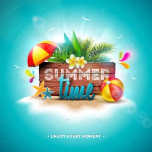 vector summer time illustration with flower vinta crc09c746d5 size7.06mb - title:Home - اورچین فایل - format: - sku: - keywords: p_id:18