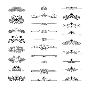 vector vintage page decor with crowns arrows and crcf8dd4044 size2.64mb - title:Home - اورچین فایل - format: - sku: - keywords: p_id:18