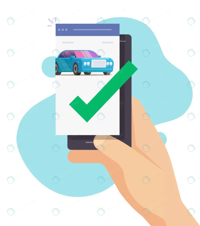 vehicle mobile phone approved checkmark security crc44a7467e size572.47kb - title:دانلود طرح تایید امنیت ماشین روی موبایل - اورچین فایل - format:EPS - وکتور - sku:crc44a7467e - keywords: p_id:37477