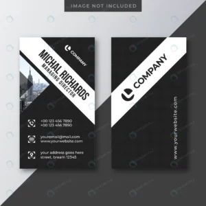 vertical modern dark business card design templat crcd0ade756 size1.71mb - title:Home - اورچین فایل - format: - sku: - keywords: p_id:18