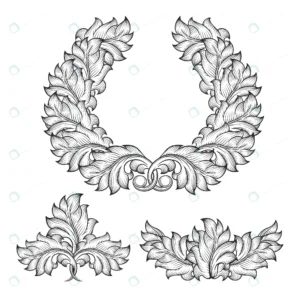 vintage baroque floral leaf scroll ornament engra crc19235f74 size5.56mb - title:Home - اورچین فایل - format: - sku: - keywords: p_id:18