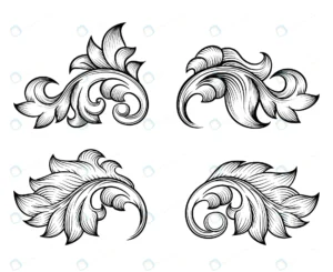 vintage baroque scroll leaf set engraving style e crcdb7bfede size3.49mb - title:Home - اورچین فایل - format: - sku: - keywords: p_id:18