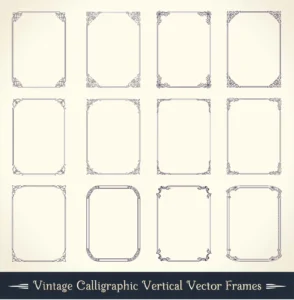 vintage calligraphic frame set crcfa4a655c size2mb - title:Home - اورچین فایل - format: - sku: - keywords: p_id:18