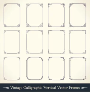 vintage calligraphic frame set crcfa4a655c size2mb - title:Home - اورچین فایل - format: - sku: - keywords: p_id:18