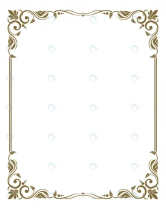 vintage card frame with golden floral ornament bo crc04012c53 size1.56mb - title:Home - اورچین فایل - format: - sku: - keywords: p_id:18