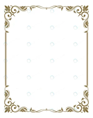 vintage card frame with golden floral ornament bo crc04012c53 size1.56mb - title:Home - اورچین فایل - format: - sku: - keywords: p_id:18