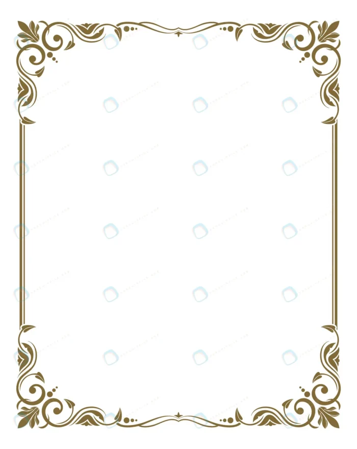 vintage card frame with golden floral ornament bo crc04012c53 size1.56mb - title:دانلود وکتور فریم و حاشیه سبک وینتیج - اورچین فایل - format:EPS - وکتور - sku:crc04012c53 - keywords: p_id:60747