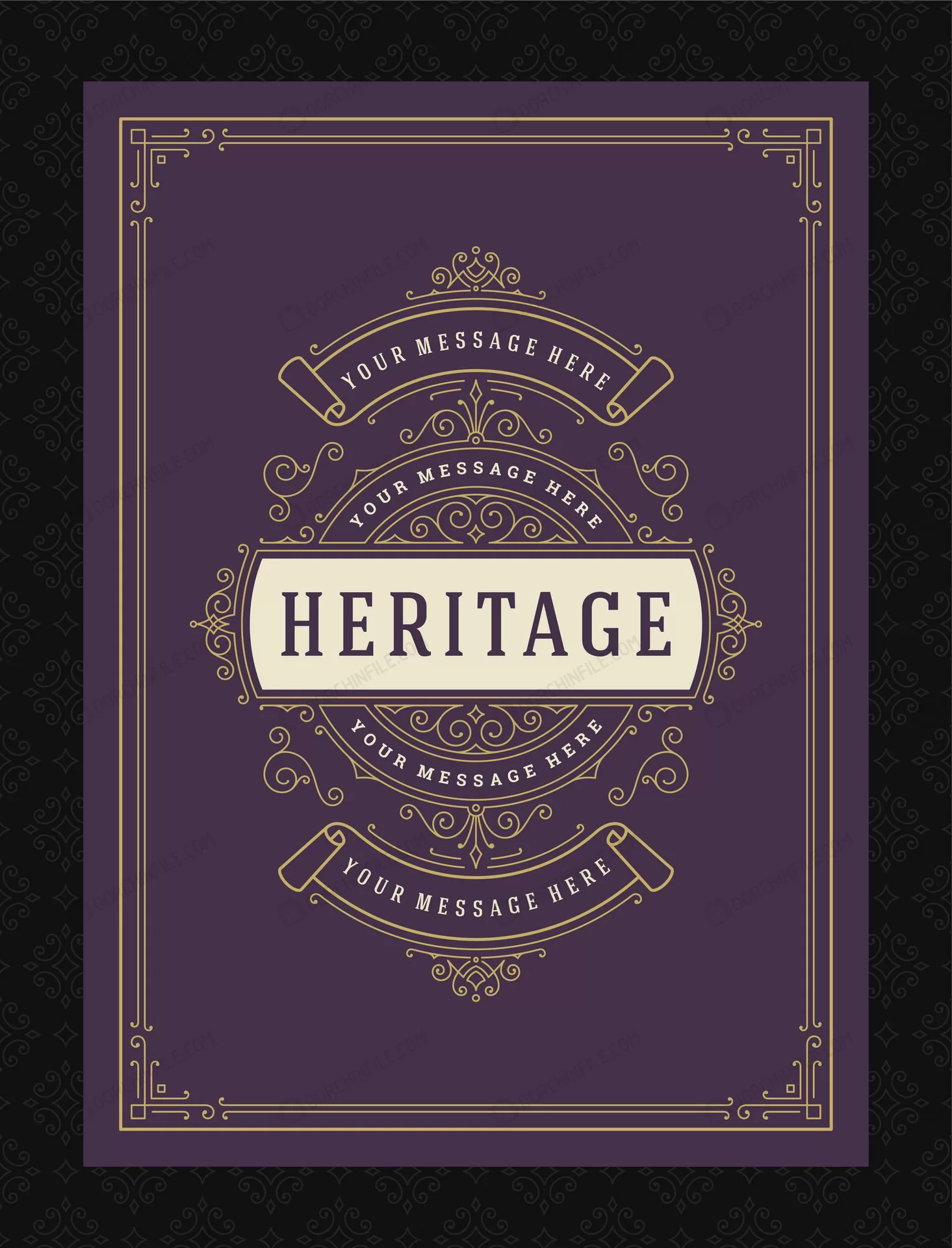 vintage ornament greeting card calligraphic ornat crc33cdfa6a size4.02mb - title:وکتور کارت تبریک سبک وینتیج - اورچین فایل - format:EPS - وکتور - sku:crc33cdfa6a - keywords: p_id:96963