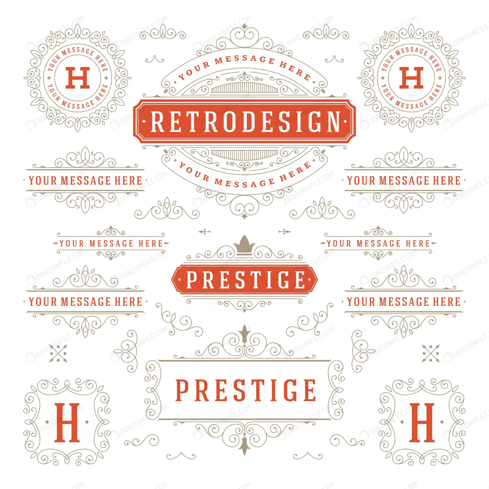 vintage ornaments swirls scrolls decorations desi crc585fe77e size4.51mb - title:عناصر تزئینی صفحه سبک وینتیج - اورچین فایل - format:EPS - وکتور - sku:crc585fe77e - keywords: p_id:96973