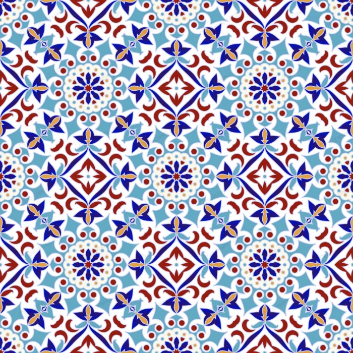 vintage tile pattern with colorful patchwork turk crc3cc6476a size16.20mb - title:موزاییک تکرار شونده دکوراتیو - اورچین فایل - format:EPS - وکتور - sku:crc3cc6476a - keywords:موزاییک تکرار شونده دکوراتیو, وکتور, فایل تکی p_id:101411