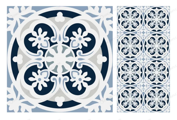 vintage tiles antique seamless pattern crc5770ae30 size1.71mb - title:پترن سبک وینتیج - اورچین فایل - format:EPS - وکتور - sku:crc5770ae30 - keywords: p_id:101427