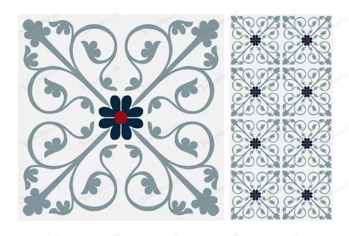 vintage tiles antique seamless pattern crcb542c44f size1.34mb - title:پترن سبک قدیمی - اورچین فایل - format:EPS - وکتور - sku:crcb542c44f - keywords: p_id:101429