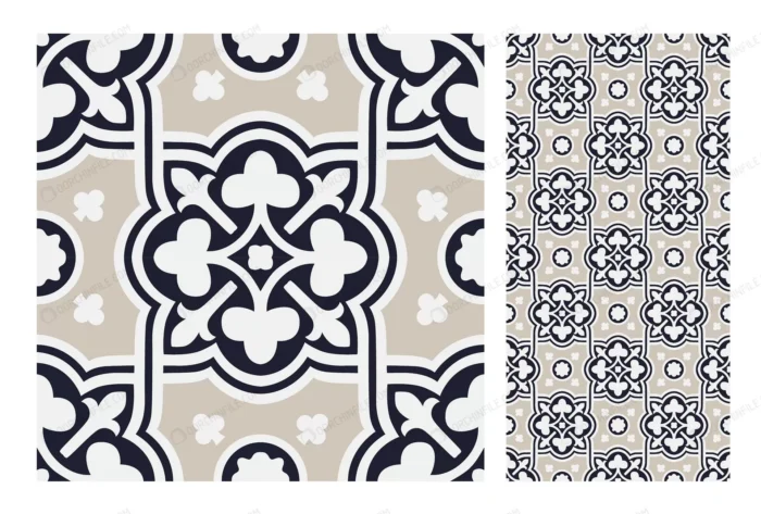 vintage tiles antique seamless pattern 4 crc0261fc8a size1.76mb - title:موزاییک بدون درز سبک وینتیج - اورچین فایل - format:EPS - وکتور - sku:crc0261fc8a - keywords: p_id:101437