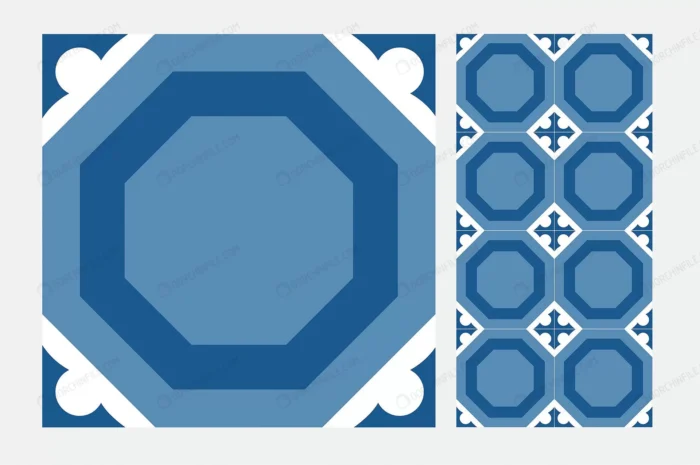 vintage tiles pattern crc921c4047 size0.60mb - title:کاشی سبک وینتیج - اورچین فایل - format:EPS - وکتور - sku:crc921c4047 - keywords: p_id:101441