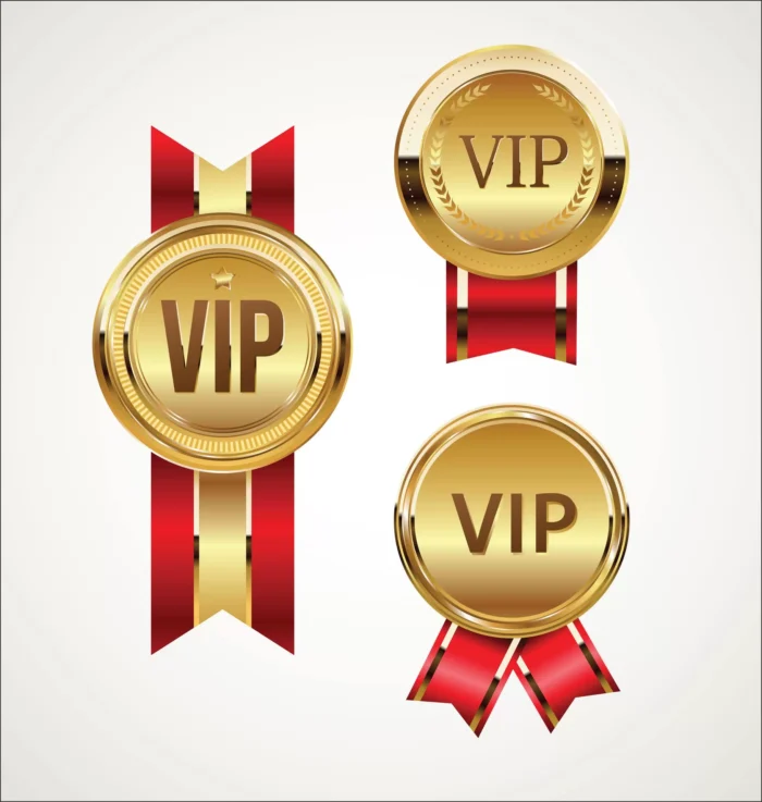 vip golden badges black 2 crc153aef21 size1mb - title:وکتور رندر نشان تبلیغاتی طلایی - اورچین فایل - format:EPS - وکتور - sku:crc153aef21 - keywords: p_id:36785