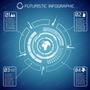 virtual futuristic infographic template with user crc560b1197 size6.06mb - title:Home - اورچین فایل - format: - sku: - keywords: p_id:18