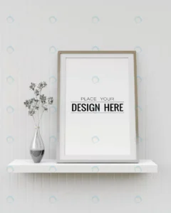 wall art mockup canvas frame living room crcf34ba350 size58.68mb - title:Home - اورچین فایل - format: - sku: - keywords: p_id:18