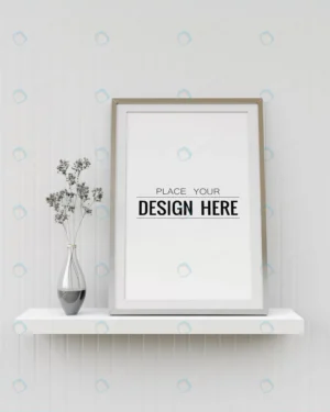 wall art mockup canvas frame living room crcf34ba350 size58.68mb - title:Home - اورچین فایل - format: - sku: - keywords: p_id:18