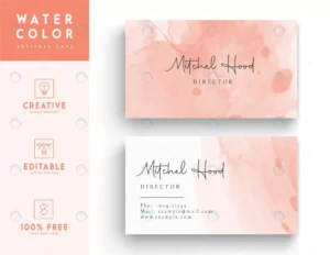water color business card pink color crc14c2224b size9.51mb - title:Home - اورچین فایل - format: - sku: - keywords: p_id:18